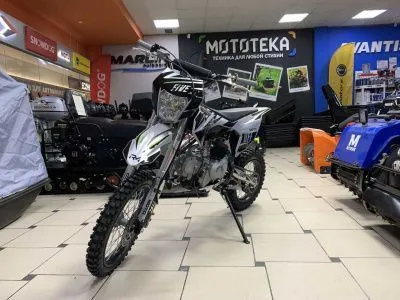 Питбайк Regulmoto (Регулмото) FIVE EM (механическая КПП) серый/чёрный