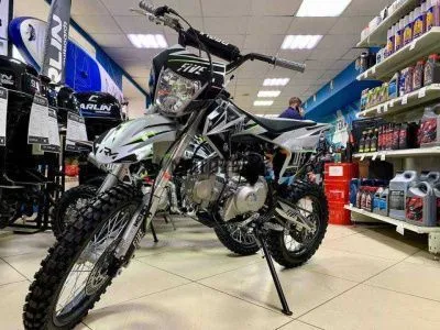 Питбайк Regulmoto (Регулмото) FIVE EA (полуавтомат КПП) серый/чёрный