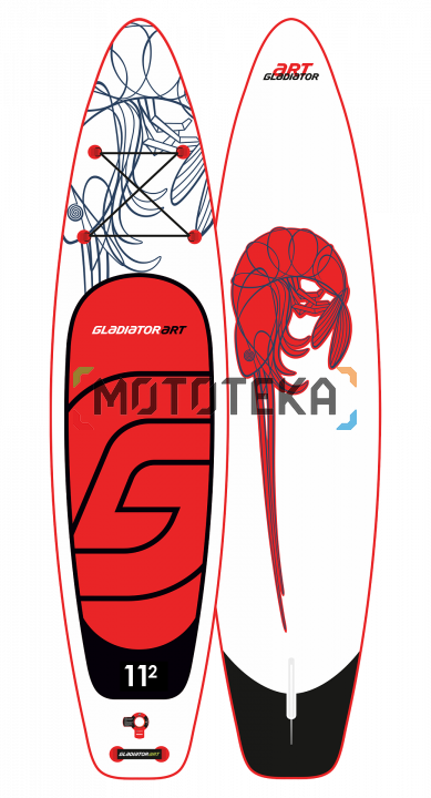 Надувная доска для sup - бординга Gladiator (Гладиатор) SHRIMP 11.2 (2021)
