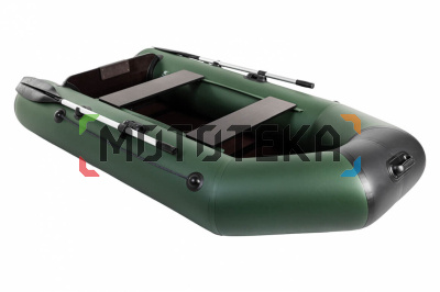 Лодка ПВХ Аква 2600 зелёный/чёрный Лодка ПВХ Аква 2600 зелёный/чёрный