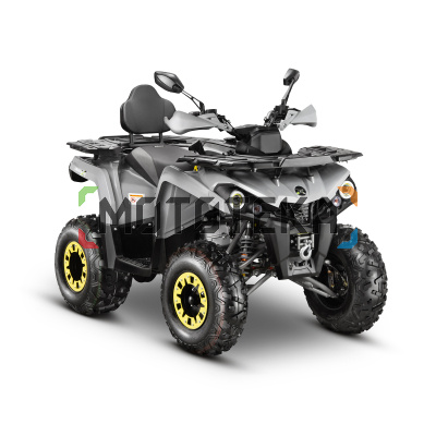 Квадроцикл GLADIATOR (Гладиатор) F200 серый с ПСМ
