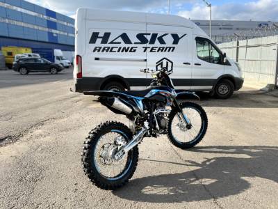 Мотоцикл кроссовый / эндуро Hasky (Хаски) F5 250 21\18 синий