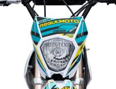 Питбайк Regulmoto (Регулмото) SEVEN 49cc (125) cиний/желтый