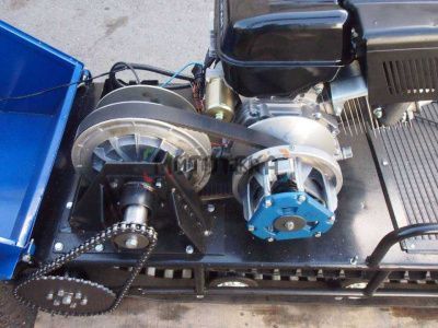 Мотобуксировщик без лыжного модуля 15 л.с., Лидер-1К-2Т-15АП (КОРОТКИЙ)