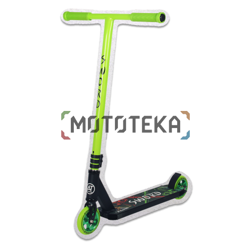 Самокат трюковый AT Scooters SWORD зеленый