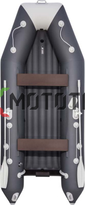 Лодка ПВХ Аква 3400 НДНД графит/светло-серый