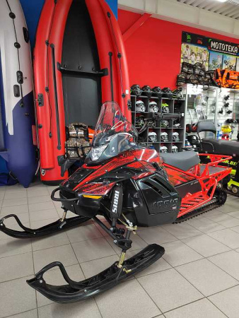 Снегоход IRBIS (Ирбис) SF 200 L Long чёрный/красный с ПСМ - купить с доставкой, по выгодной цене в интернет-магазине Мототека