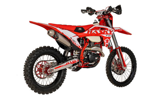 Мотоцикл кроссовый / эндуро Hasky (Хаски) F6 PR300 175 Racing красный/белый | Мототека
