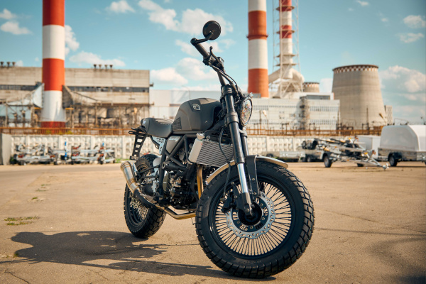 Мотоцикл дорожный FUEGO (Фуэго) Scrambler 3.0 чёрный с ПТС | Мототека