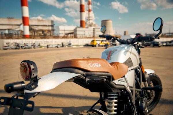 Мотоцикл дорожный FUEGO (Фуэго) Scrambler 250 серебро с ПТС | Мототека
