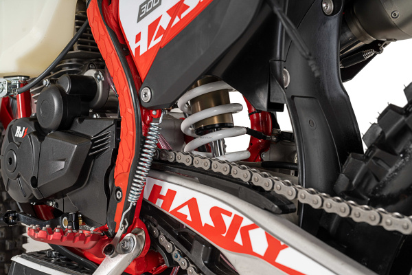Мотоцикл кроссовый / эндуро Hasky (Хаски) F6 PR300 175 Racing красный/белый | Мототека